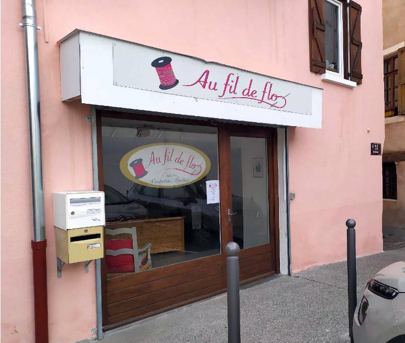 Atelier de couture à Embrun